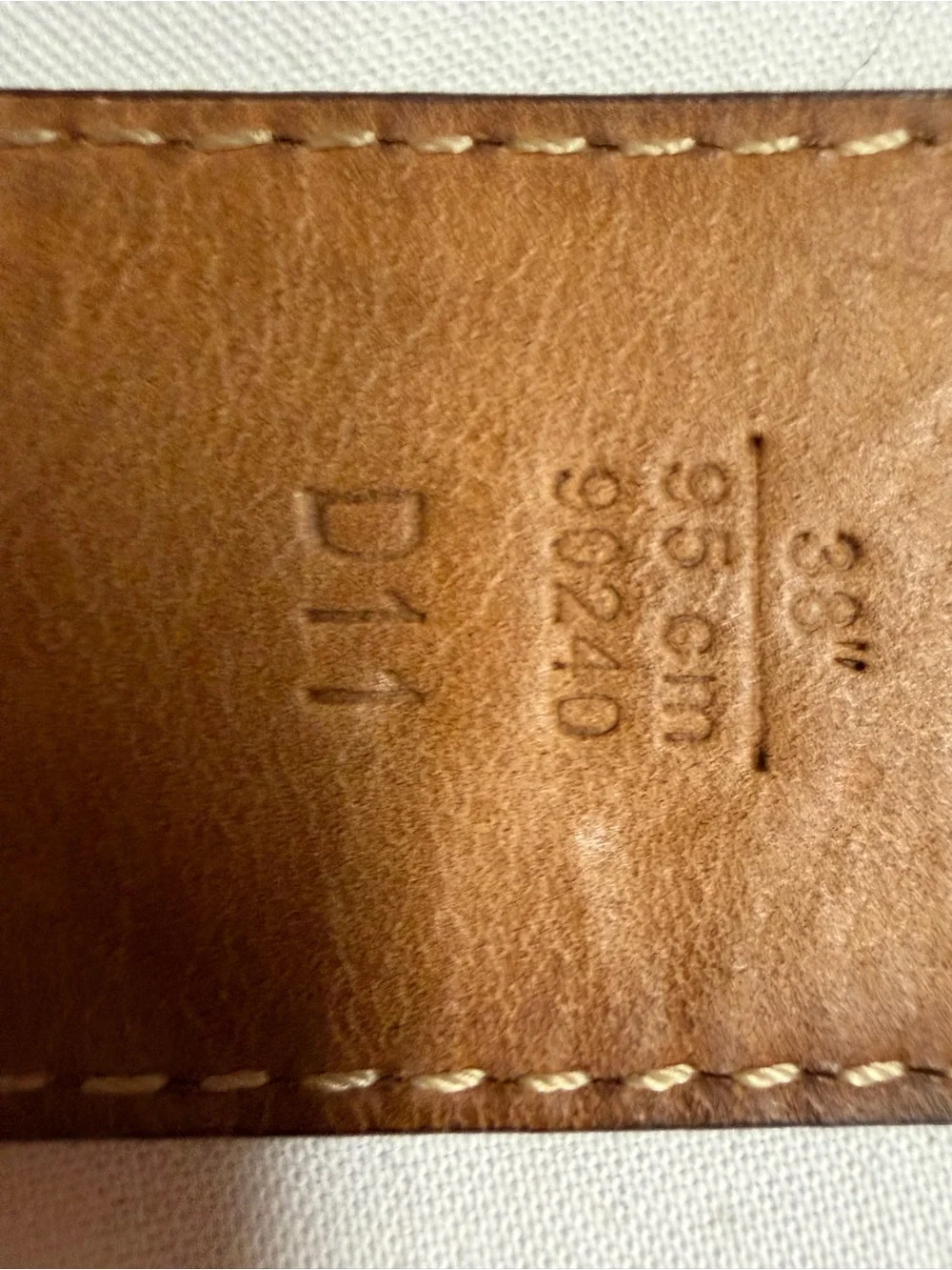 Coach Men's Brown Leather Belt with Silver Buckle